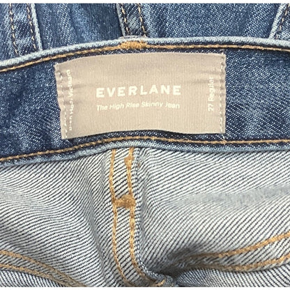 Everlane 100% Cotton Blue Jeans 27 Waist Streetwear Casual Minimalist