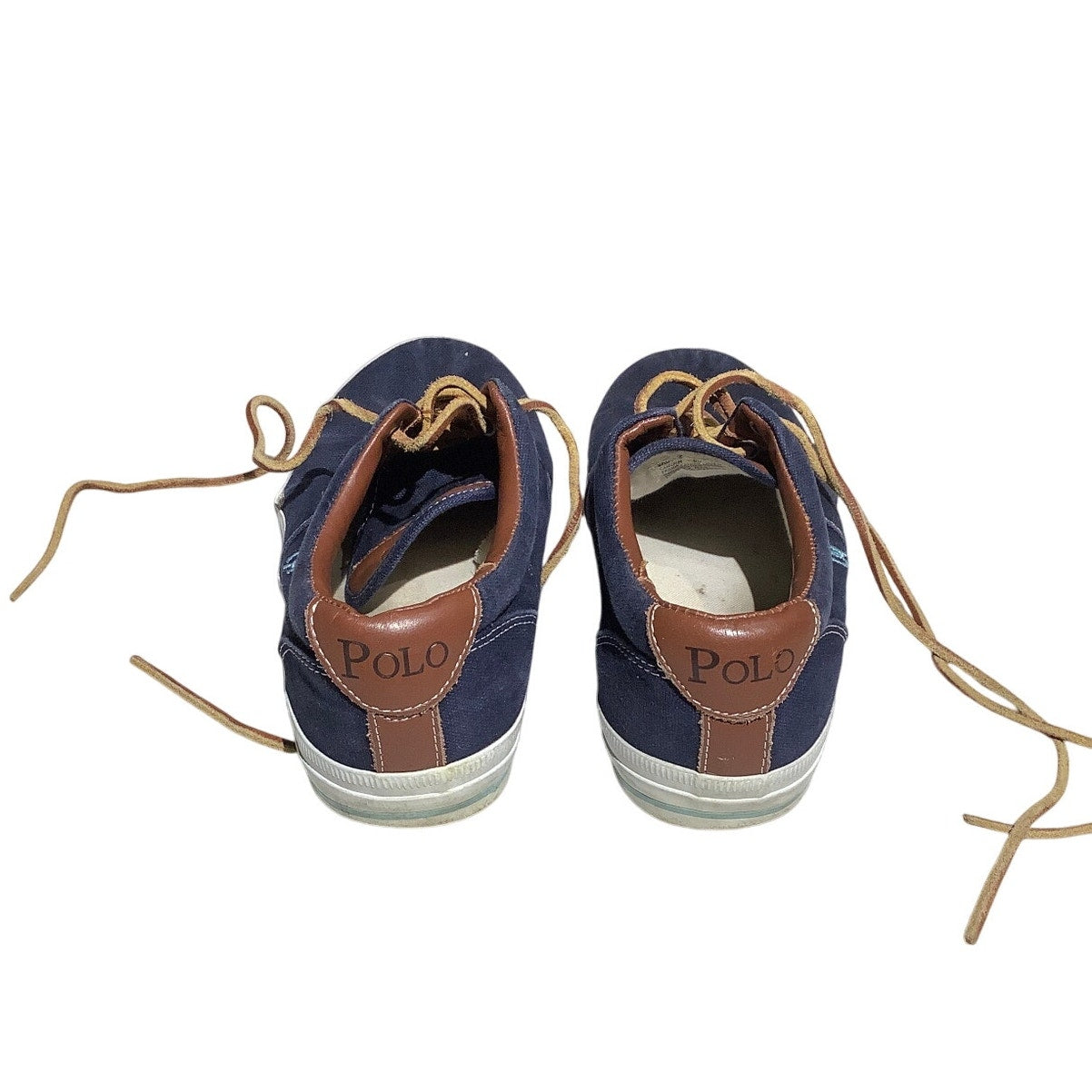 Polo Ralph Lauren Blue Canvas Sneakers Men’s 8D — Casual, Preppy, Everyday