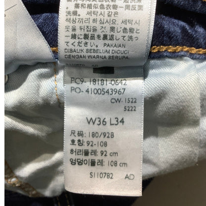 Levi’s 541 Athletic Fit Jeans Dark Blue Men’s 36W 34L — Stretch Denim, Straight