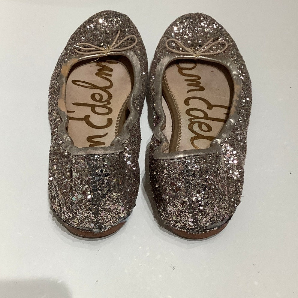 Sam Edelman Rose Gold Glitter Flats Size 8.5 - Coquette, Feminine, Party