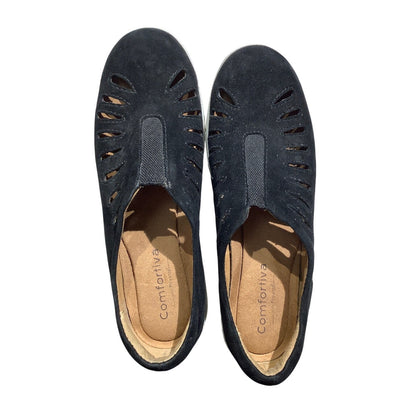 Comfortiva Tinsley Suede Slip-On Shoes Women’s 7 — Comfort, Casual, Walking