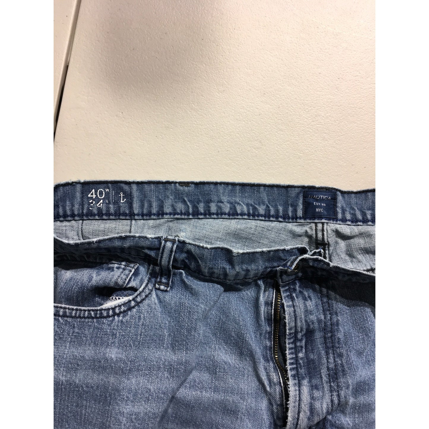 Nautica Light Wash Jeans Size 40W 34L - Vintage, Streetwear, Casual