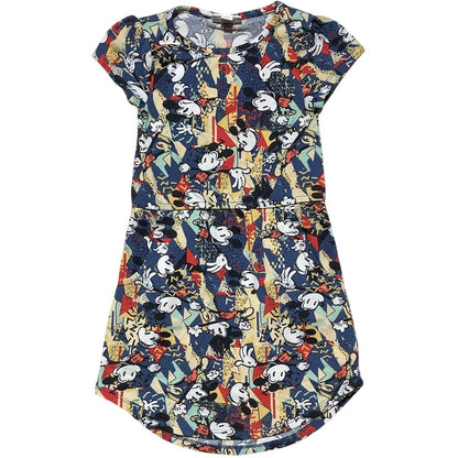 LuLaRoe Disney Mickey Mouse Dress Girls Size 4 — Cartoon, Casual, Cute