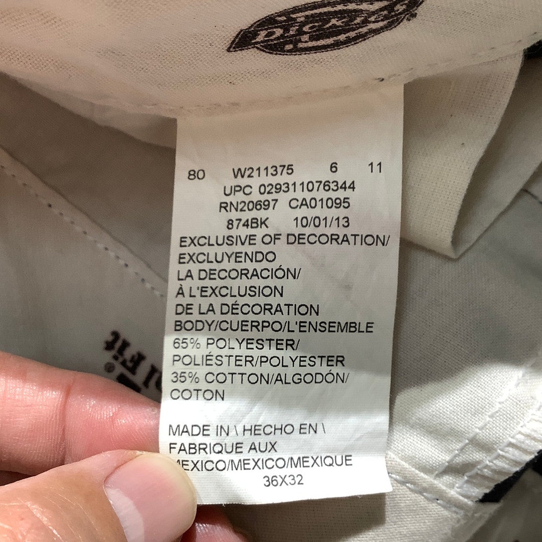 Dickies 874 Original Work Pants Black Men’s 36x32 — Durable, Classic, Industrial