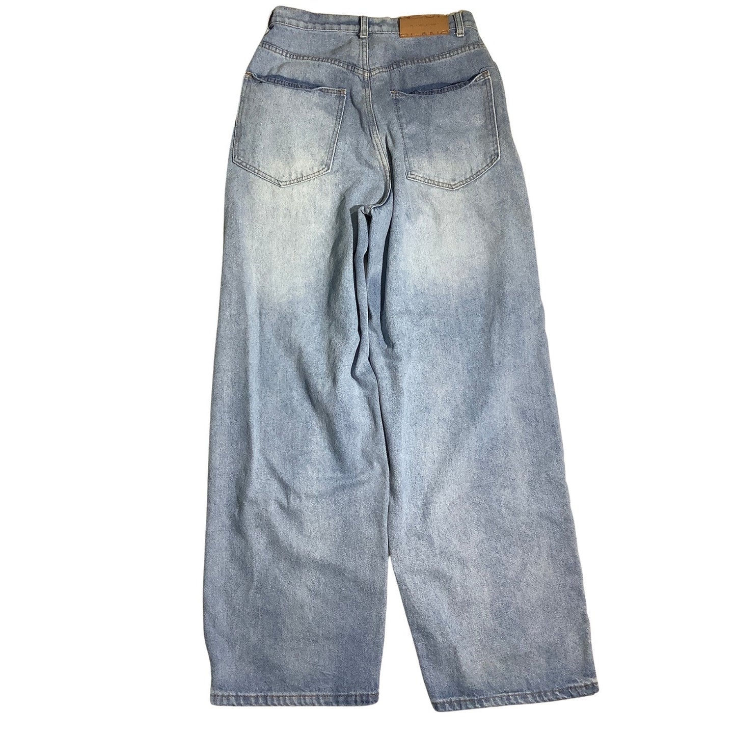 Neon Blanc Light Wash Wide Leg Jeans Men’s 31W 32L — Streetwear, Y2K, Baggy