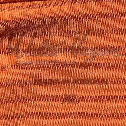 Walter Hagen Men’s XL Orange Striped Golf Polo — Preppy, Sporty, Classic