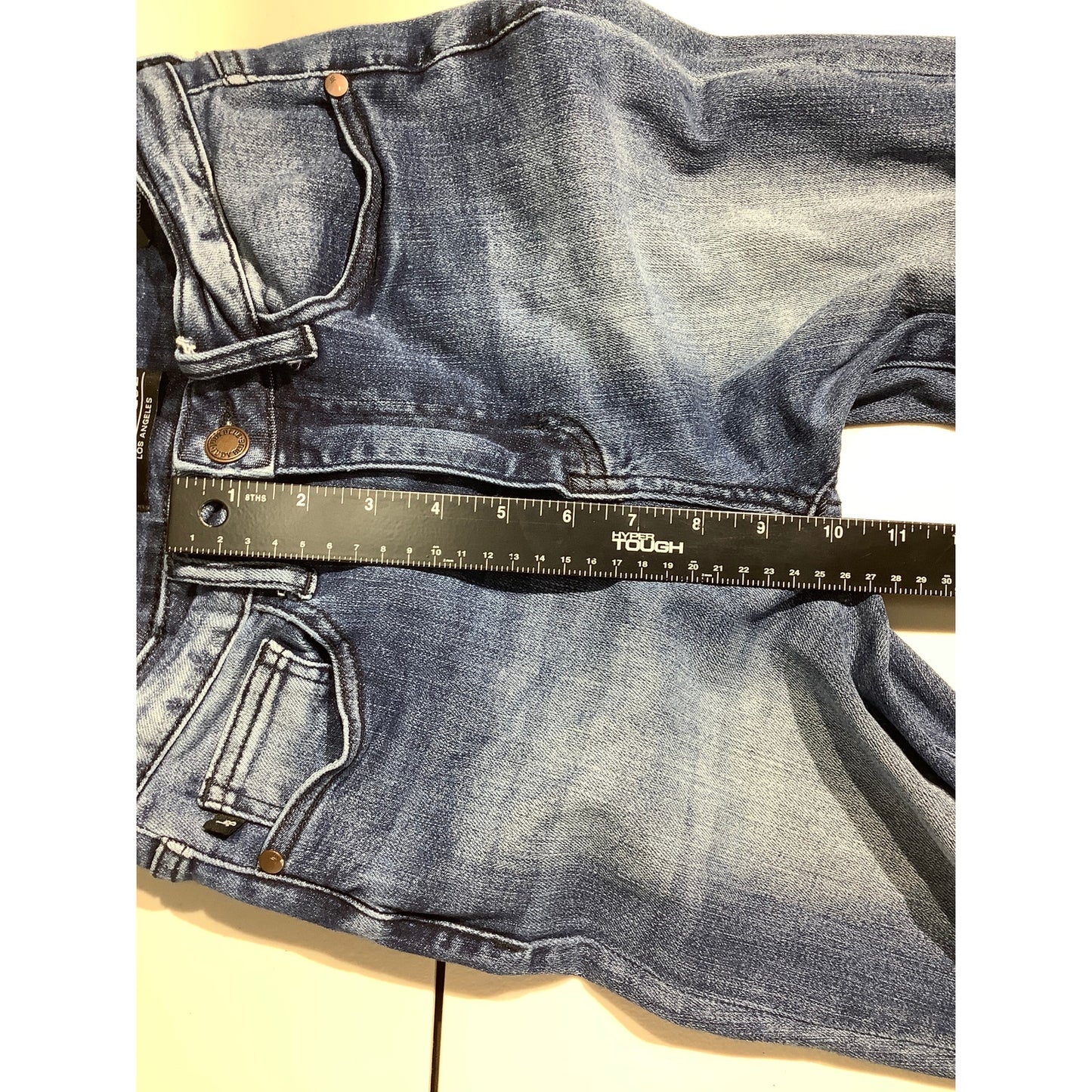 Judy Blue Denim Relaxed Fit Jeans Women 3/26 — Stretch, Casual, Frayed Hem