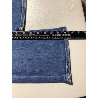 American Eagle Dark Wash Kick Boot Jeans Women 6 — Stretch, Flare, Casual