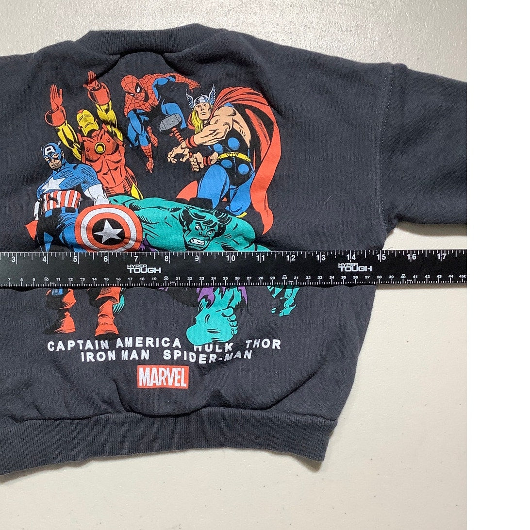 Marvel The Avengers Sweatshirt Toddler Size 2-3 Yrs—Graphic, Pullover, Superhero