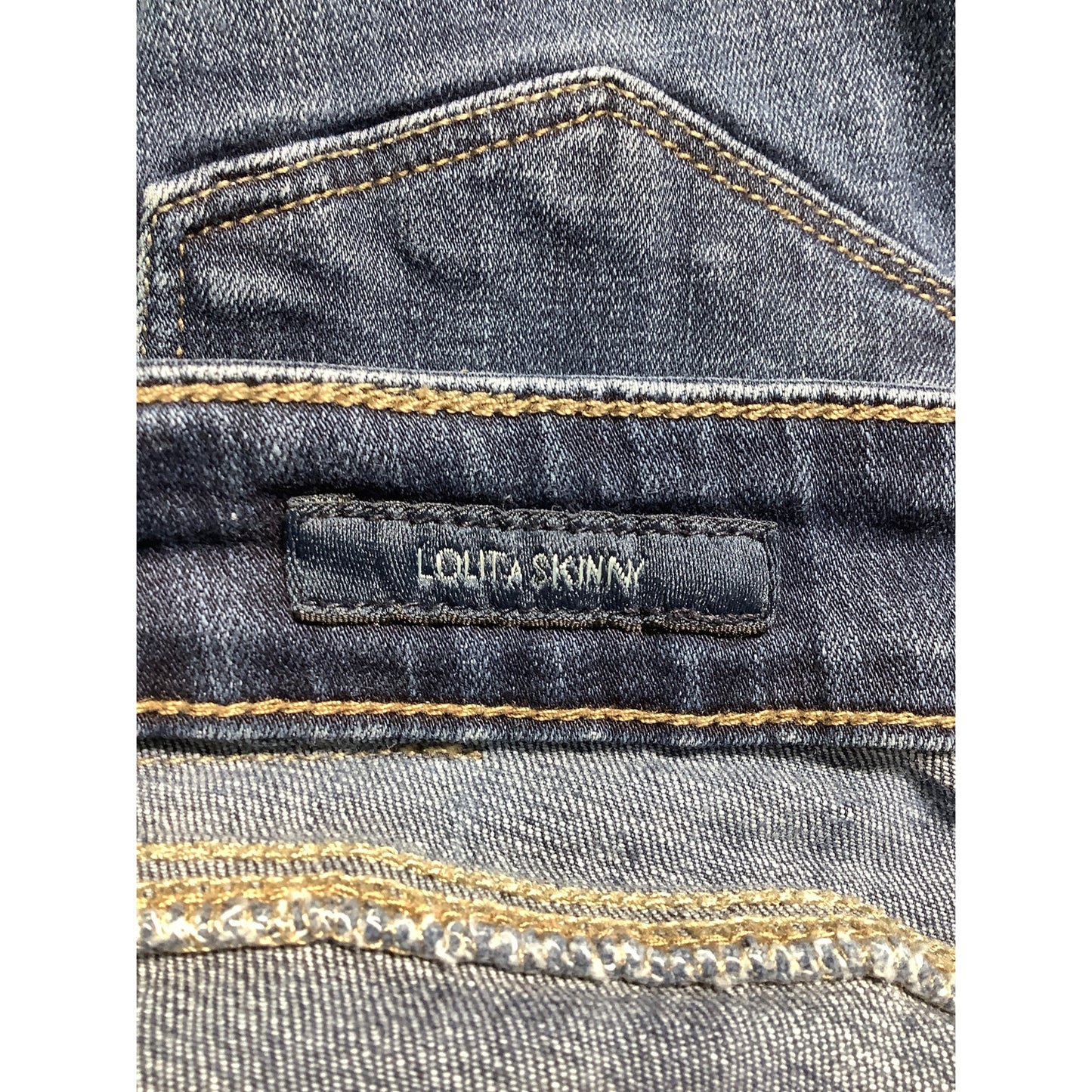 Lucky Brand Dark Wash Lolita Skinny Jeans Women’s 14/32 — Casual, Y2K, Everyday