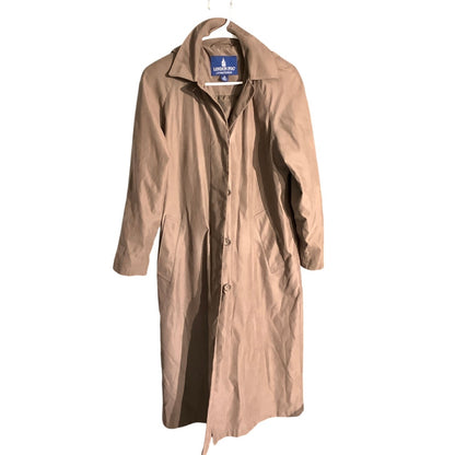London Fog Brown Trench Coat Size S Petite – Classic, Minimalist, Mobwife