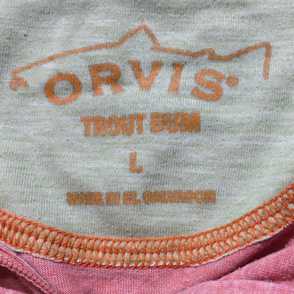 Orvis Men's Light Orange Pullover Size LG – Outdoorsy, Casual, Sporty