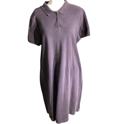Lands’ End Polo Dress Blue Women’s Size L (14/16) — Casual, Classic, Preppy