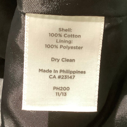 Talbots Black Jacket Women’s Size 6 Petite – Classic, Cotton Blend, Full Zip