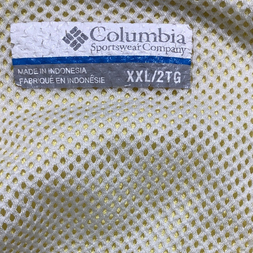 Columbia PFG Yellow Polo Shirt Men XXL — Performance, Fishing, Outdoor