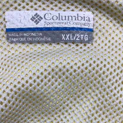 Columbia PFG Yellow Polo Shirt Men XXL — Performance, Fishing, Outdoor