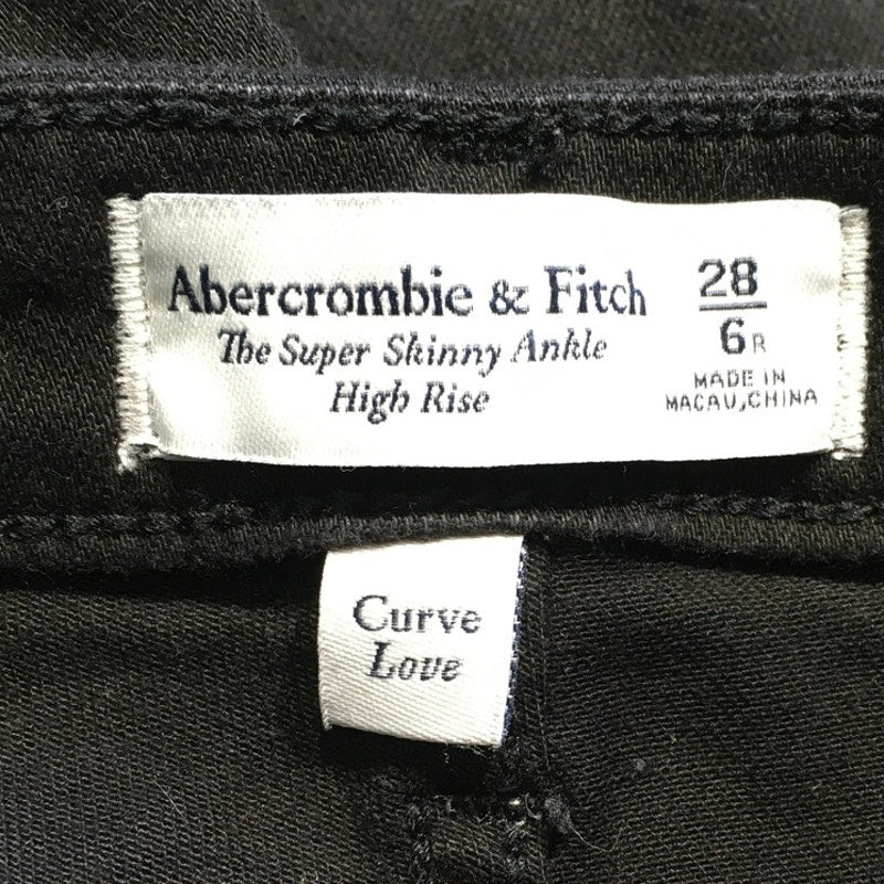 Abercrombie & Fitch Black Jeans Size 6R/28 – Grunge, Y2K, Streetwear