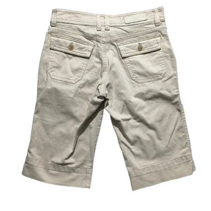 Lacoste Beige Cargo Bermuda Shorts Size 34/S - Preppy, Casual, Sporty