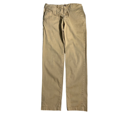 American Eagle Straight Khaki Pants Men’s Size 32W 34L– Classic, Stretch, Casual
