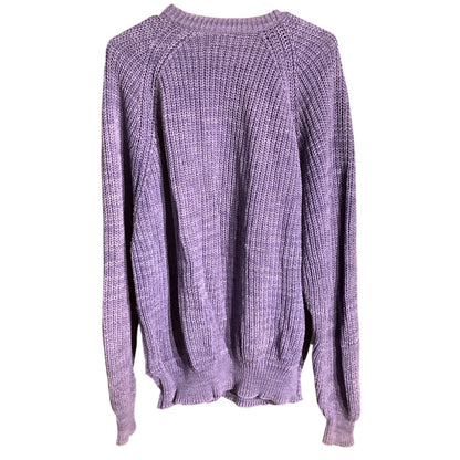 L.L. Bean Vintage Blue Cotton Sweater Men XL Tall — 90s, Outdoor, Classic