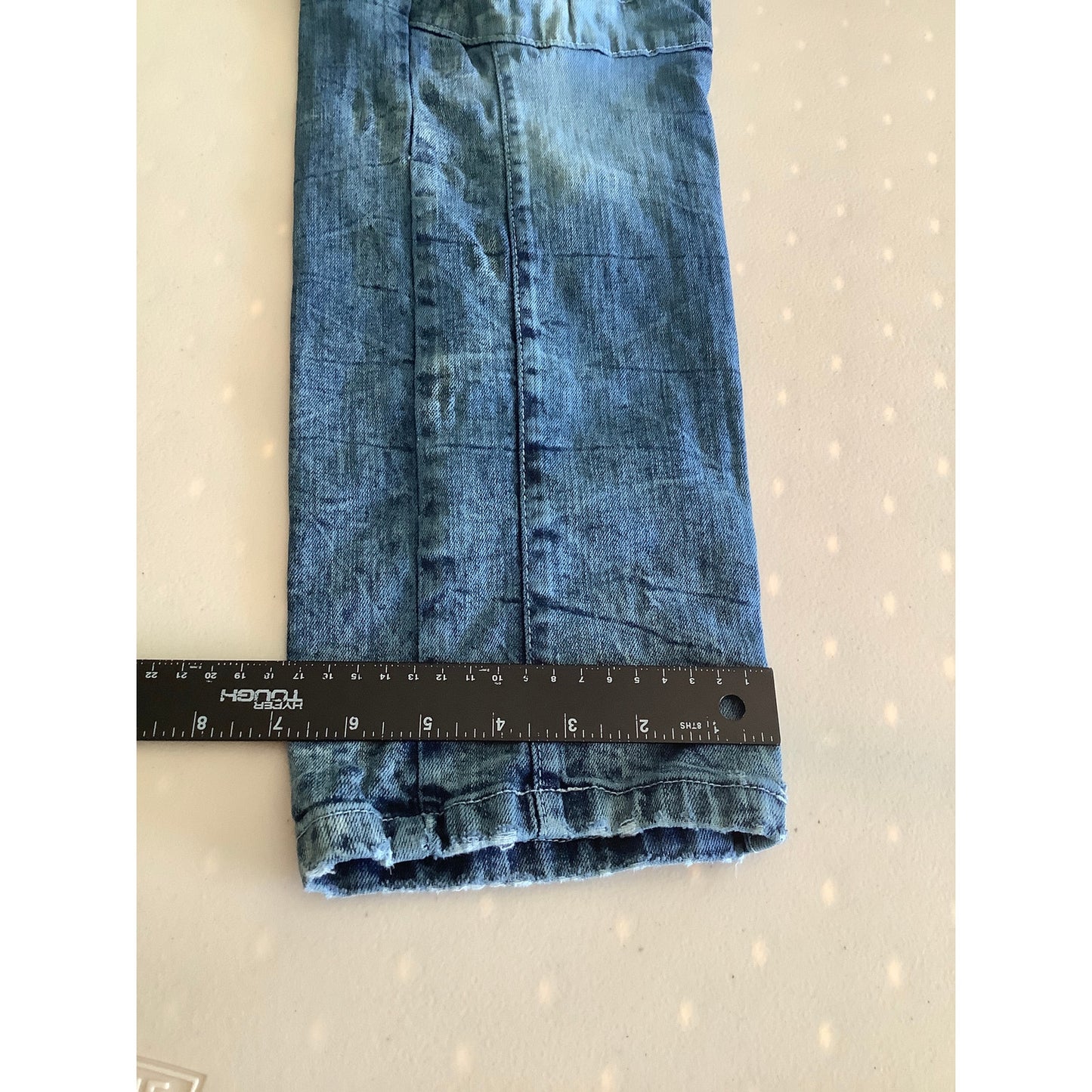 Akademiks Jeanius Men's Stone Wash Jeans 36x32 Stylish, Functional, Comfortable