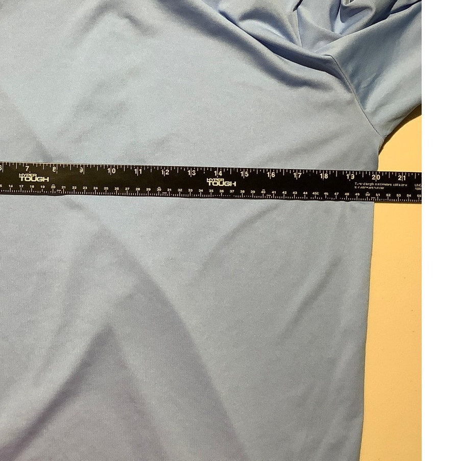 Columbia Omni-Wick Golf Polo Light Blue Men’s M — Golf, Preppy, Sporty