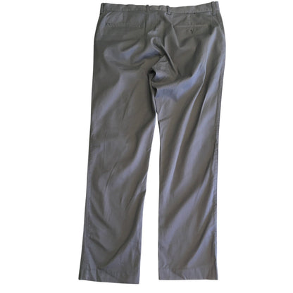 J.Crew Men's Light Gray Dress Pants 36W 34L - Classic,Casual, Versatile