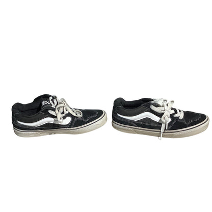 Vans Caldrone Black Suede Skate Shoes Men’s Size 8 – Classic, Casual, Low-Top