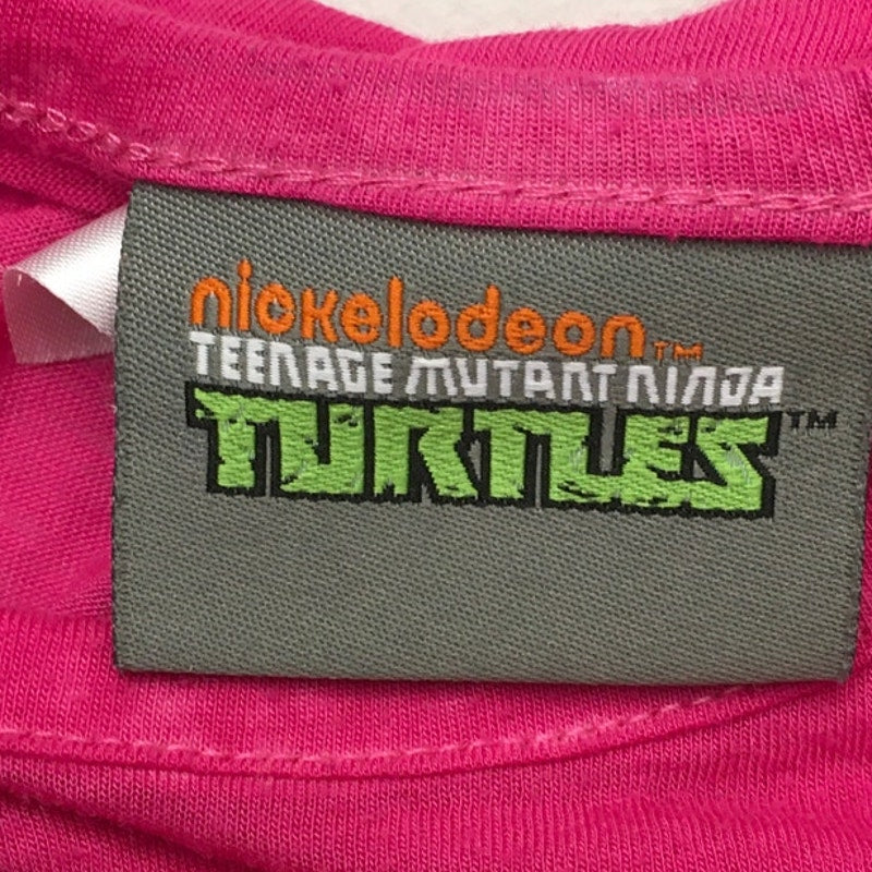 Nickelodeon Teenage Mutant Ninja Turtles Pink Tank Top Size 6 - Y2K, Fun, Retro