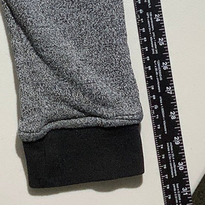 Rerun Full Zip Hoodie Jacket Youth Large Black Gray— Utility, Casual, Streetwear