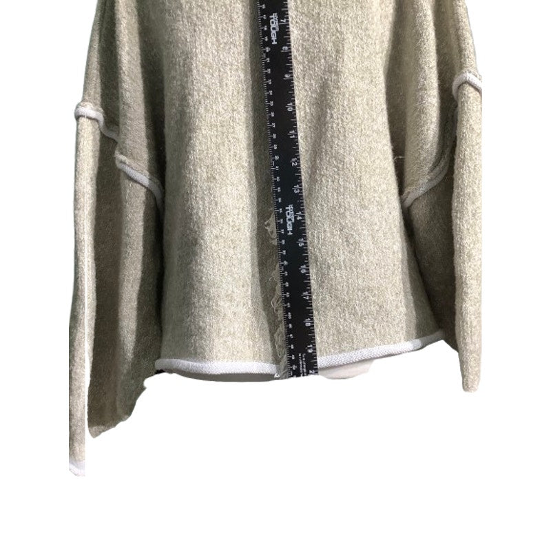 POL Light Tan Knit Cropped Top Women’s Size S/M — Boho, Casual, Textured