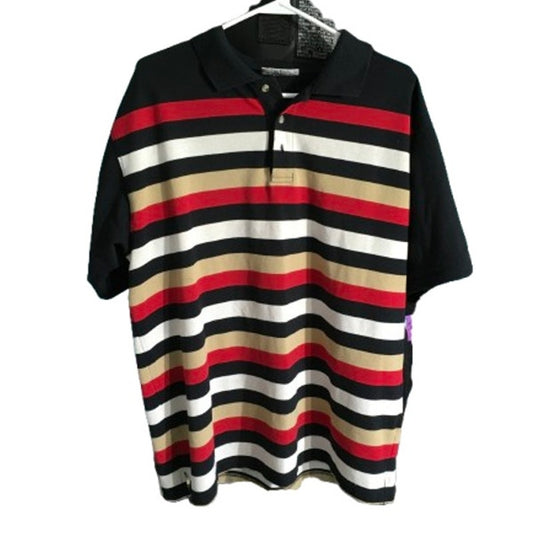 Old Skool Urban Wear Polo Shirt Size L - Streetwear, Preppy, Retro