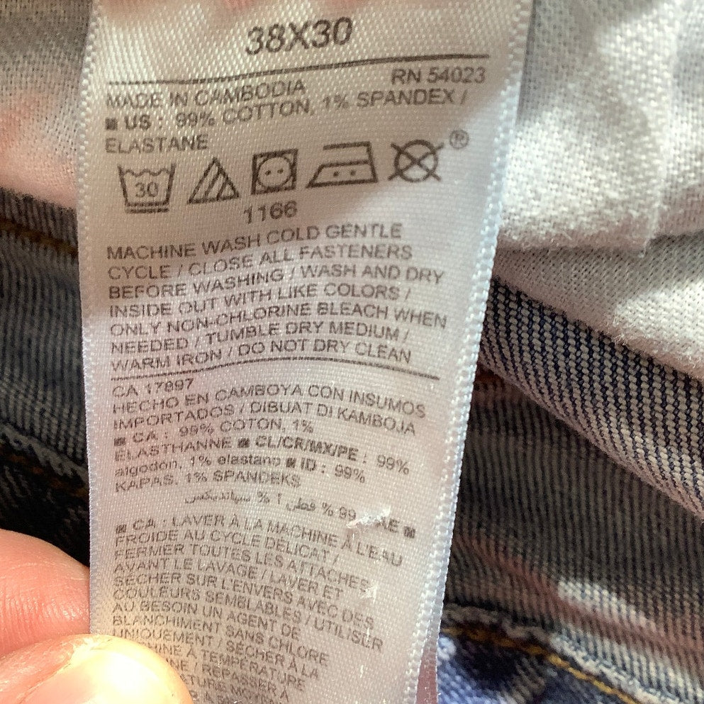 Old Navy Denim Blue Bootcut Flex Jeans Men’s 38x30 — Western, Casual, Y2K