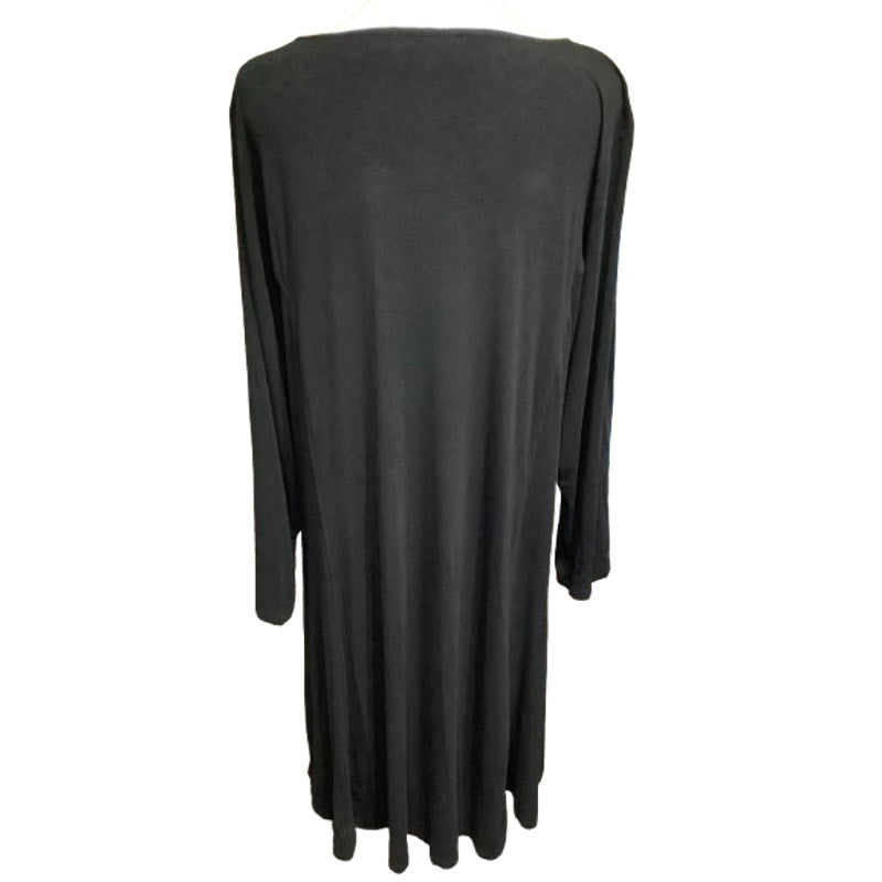 Habitat Black Long Sleeve Midi Dress Size XL - Minimalist, Everyday, Cozy