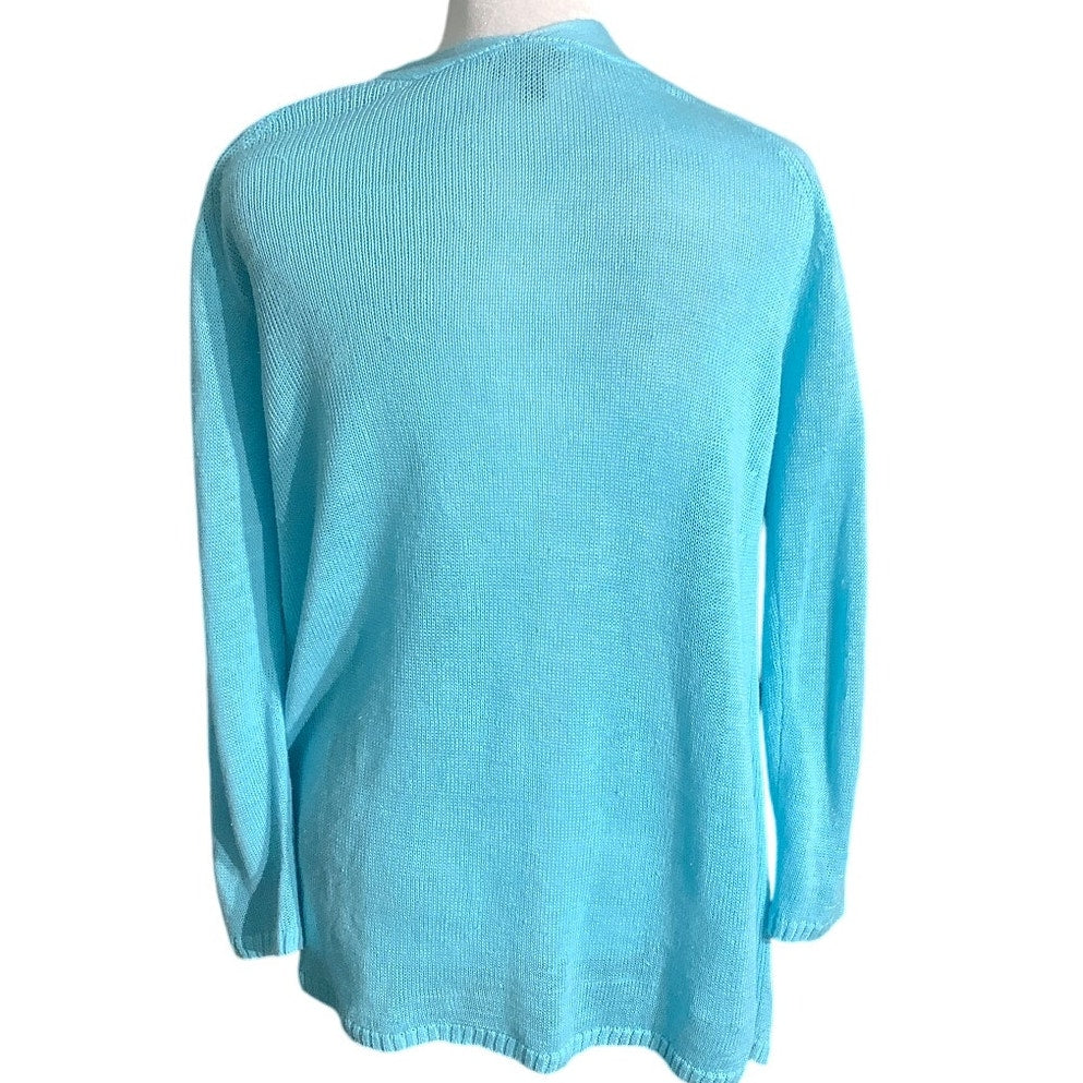 Talbots Linen Cardigan Women’s Size XS – Lightweight, Breathable, Layering