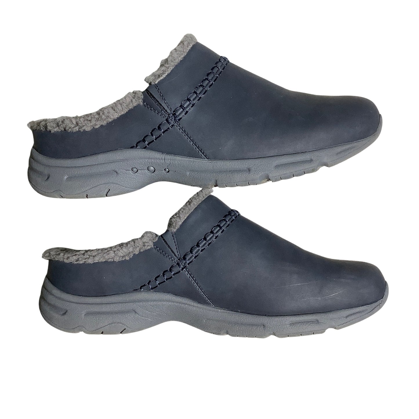 Easy Spirit Cozy Faux Fur Lined Clogs Women’s Size 11W — Comfort, Casual, Cozy