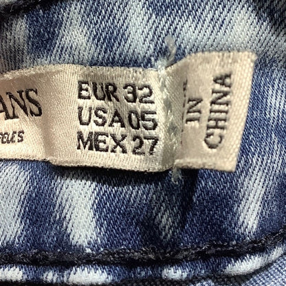 Iris Jeans Skinny Jeans Girls Size 5 Acid Wash— Distressed, Retro, Everyday