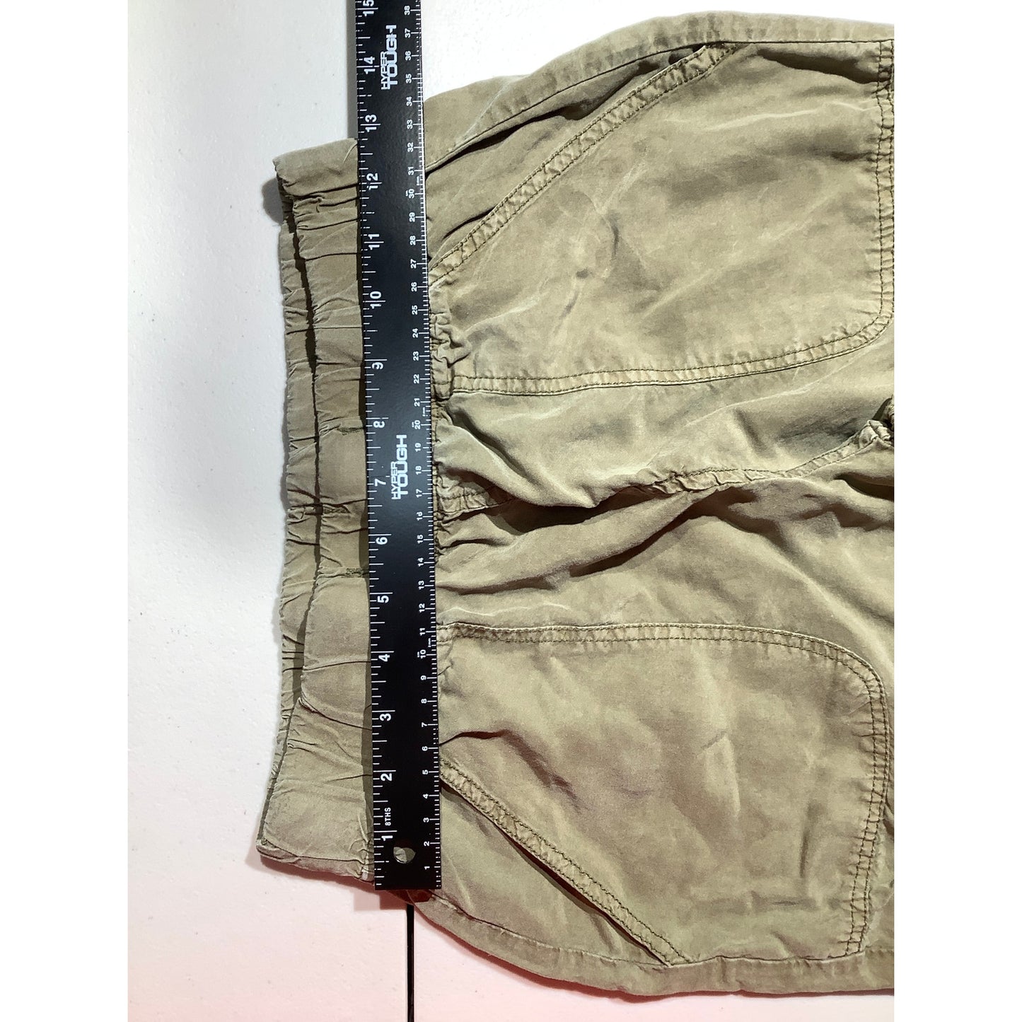 Thread & Supply Olive Cargo Pants Women’s XS — Stretch Waist, Utility, Casual
