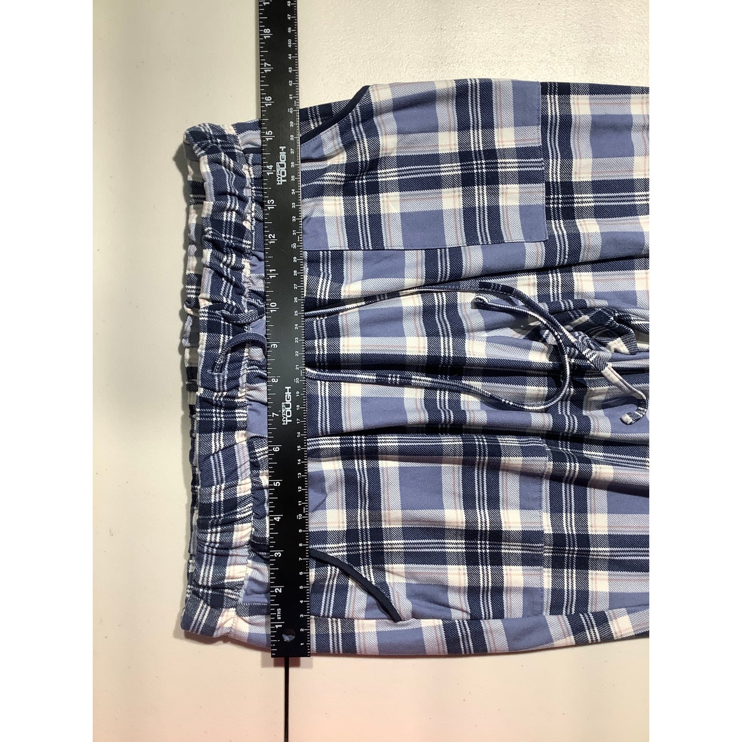 Lucky Brand Blue Plaid Sleepwear Pants Women M — Lounge, Cozy, Casual