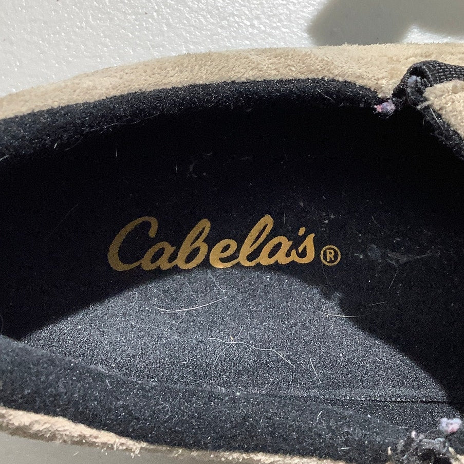 Cabela’s Tan Suede Slip-On Loafers Men’s 8M — Outdoor, Casual, Comfort