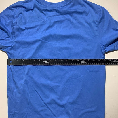Disney Mickey Mouse Kids Small Light Blue 100% Cotton Graphic T-Shirt