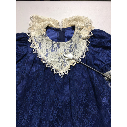 Jessica McClintock Child Size 5 Dress - Vintage, Coquette, Cottagecore