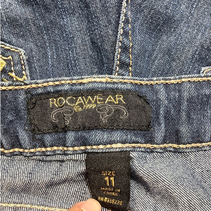 Rocawear Women's 11 Dark Blue Y2K Streetwear Denim Jeans