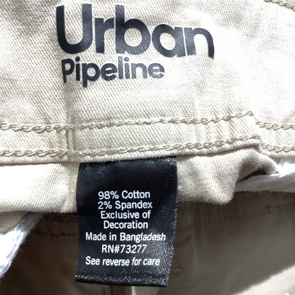 Urban Pipeline Cargo Shorts Men's Size 33 Khaki — Superflex, Utility, Casual