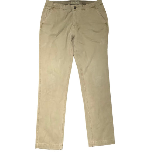 FatFace Men's Size 38 Long Mustard Khaki Pants, Casual, Comfortable, Classic