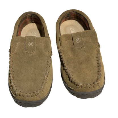 Clarks Hudson Bay II Suede Slip-On Moc Shoes Men’s 8M — Casual, Cozy, Classic