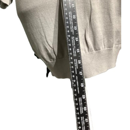 Pronto Uomo Short Sleeve Sweater Men's XL — Silk Blend, Knit, Business Casual