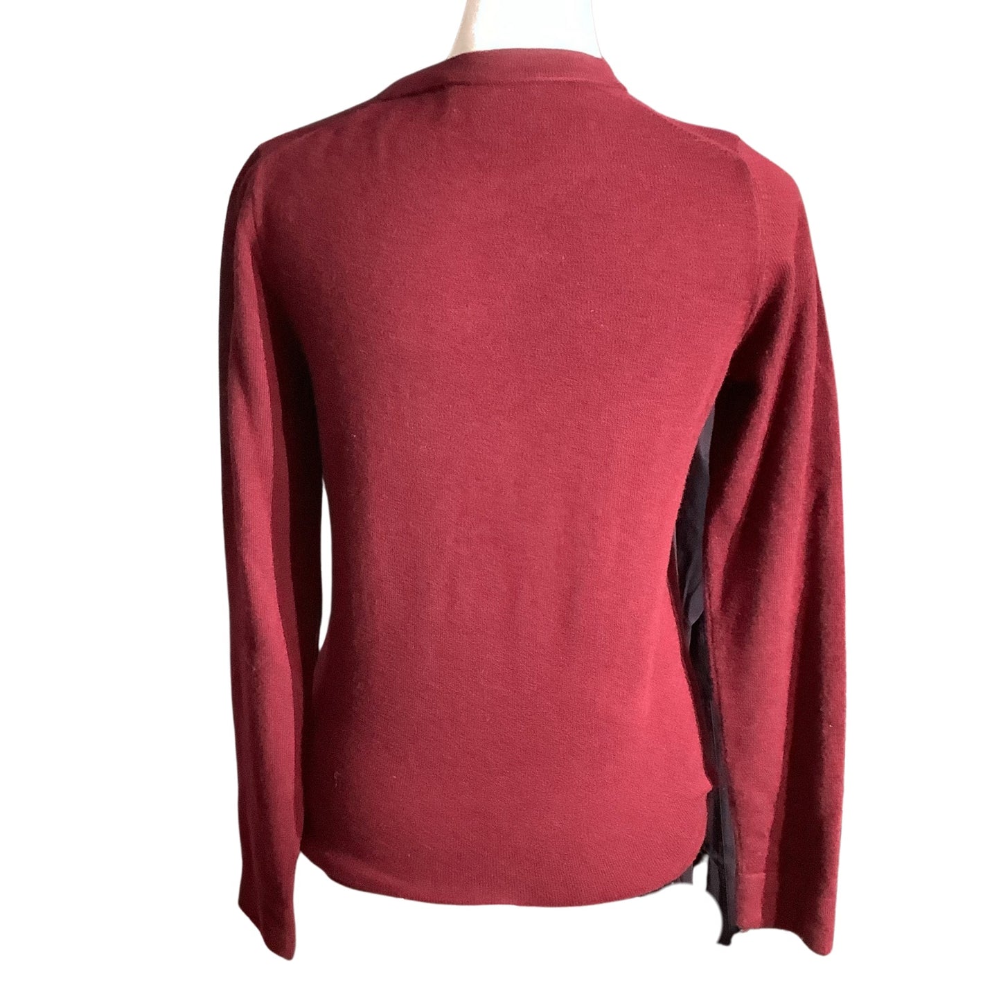 Pure Collection Burgundy Cashmere Sweater Women’s 4 – Minimalist, Soft, Crewneck