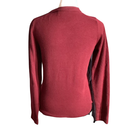 Pure Collection Burgundy Cashmere Sweater Women’s 4 – Minimalist, Soft, Crewneck