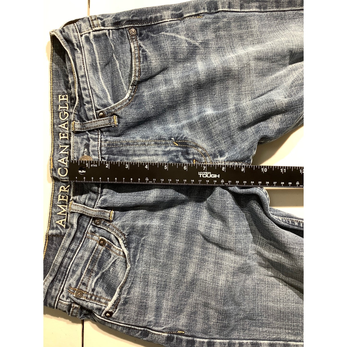 American Eagle Original Straight Jeans Men’s 30x30 – Classic, Light Wash, Cotton